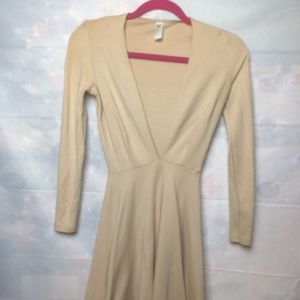Tan American Apparel Cocktail Dress